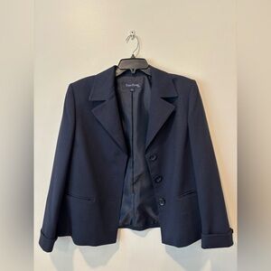 Evan Picone Women's Navy Suit Set